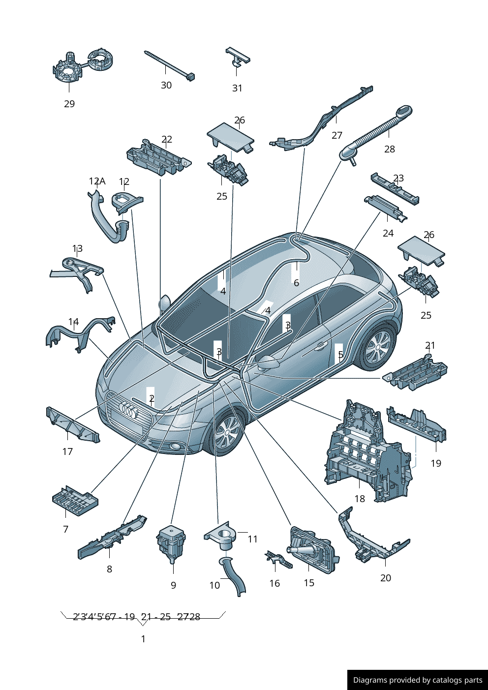Car part diagram