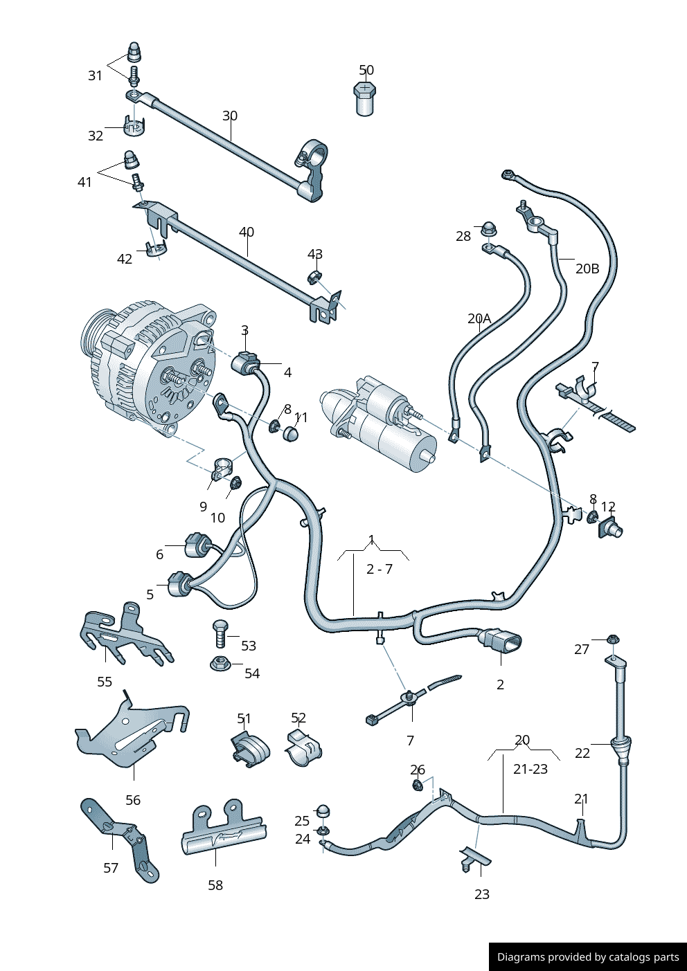 Car part diagram