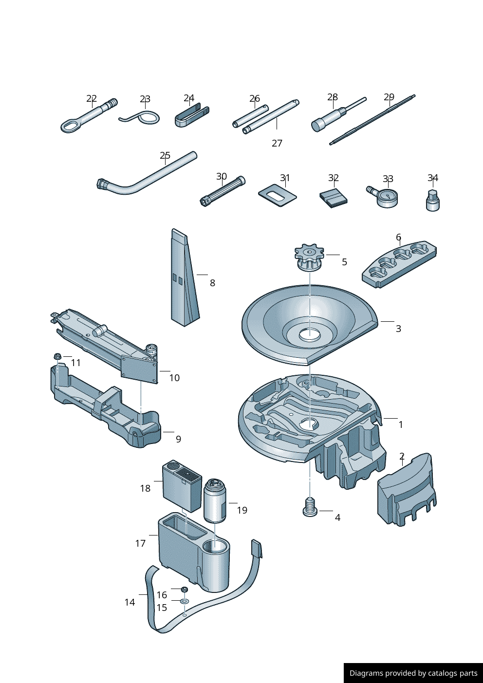Car part diagram
