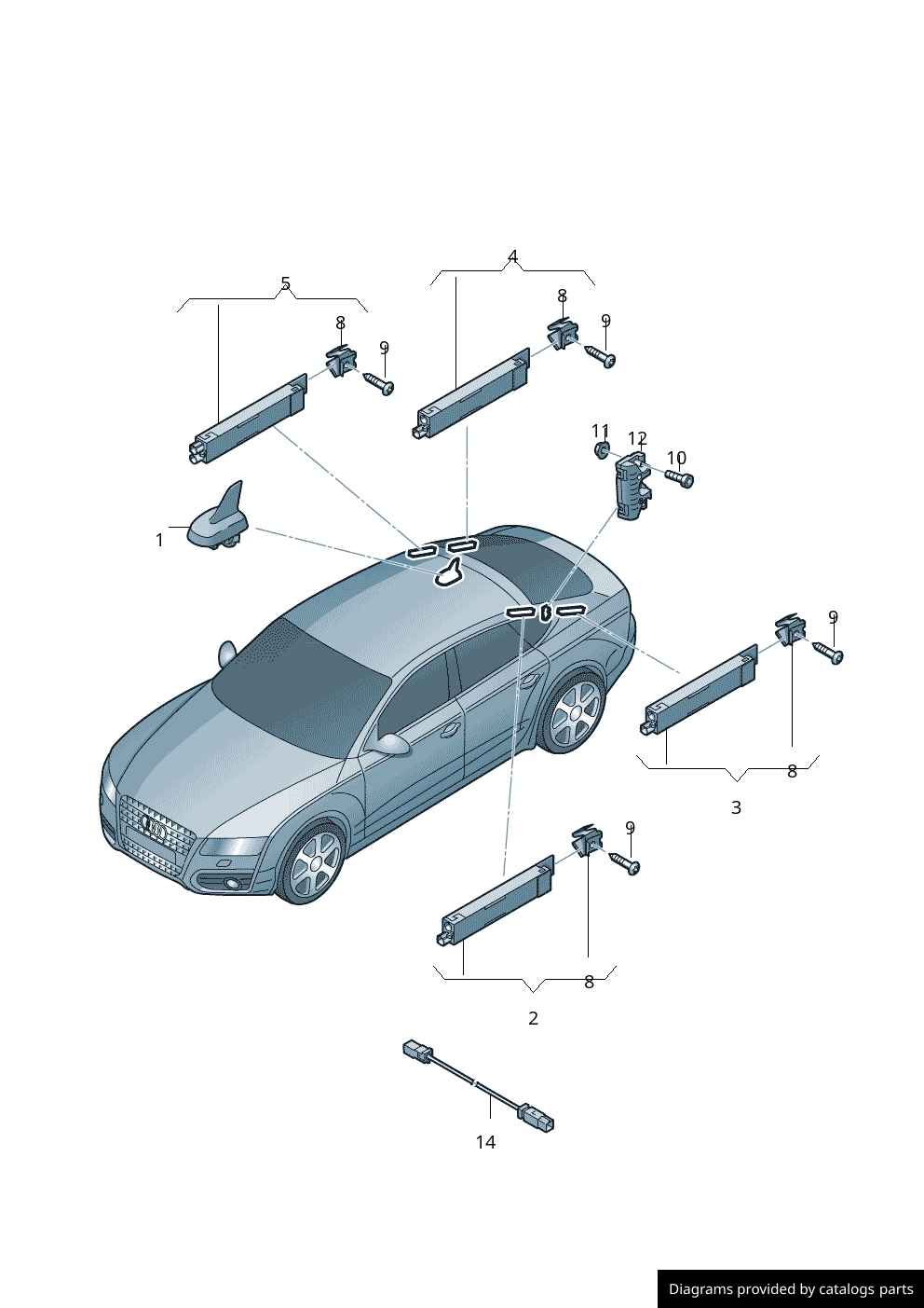 Car part diagram