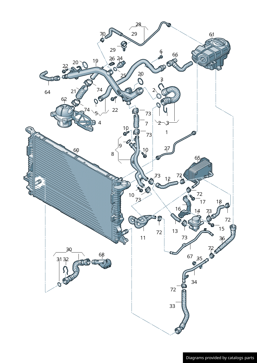 Car part diagram
