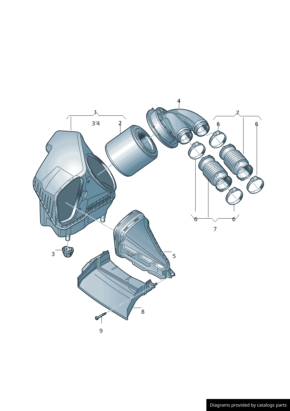 Car part diagram