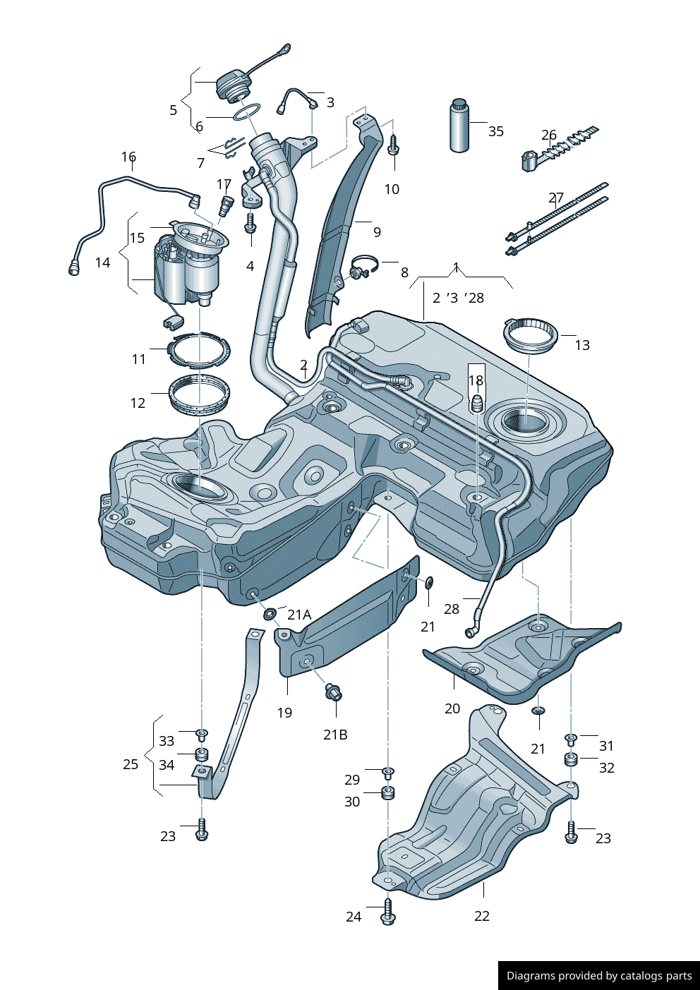 Car part diagram