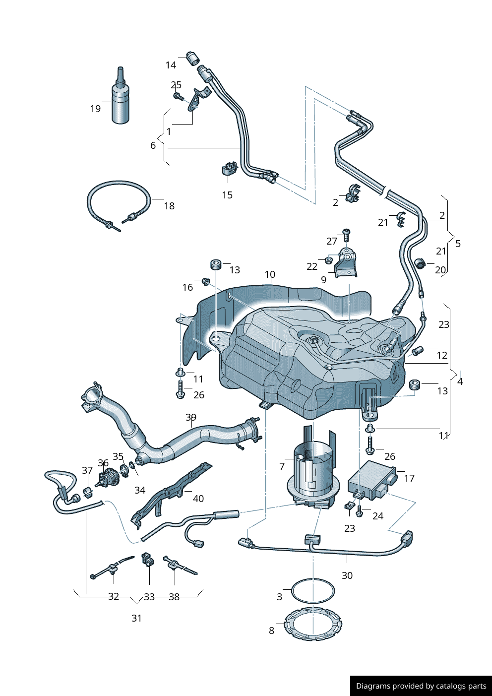 Car part diagram