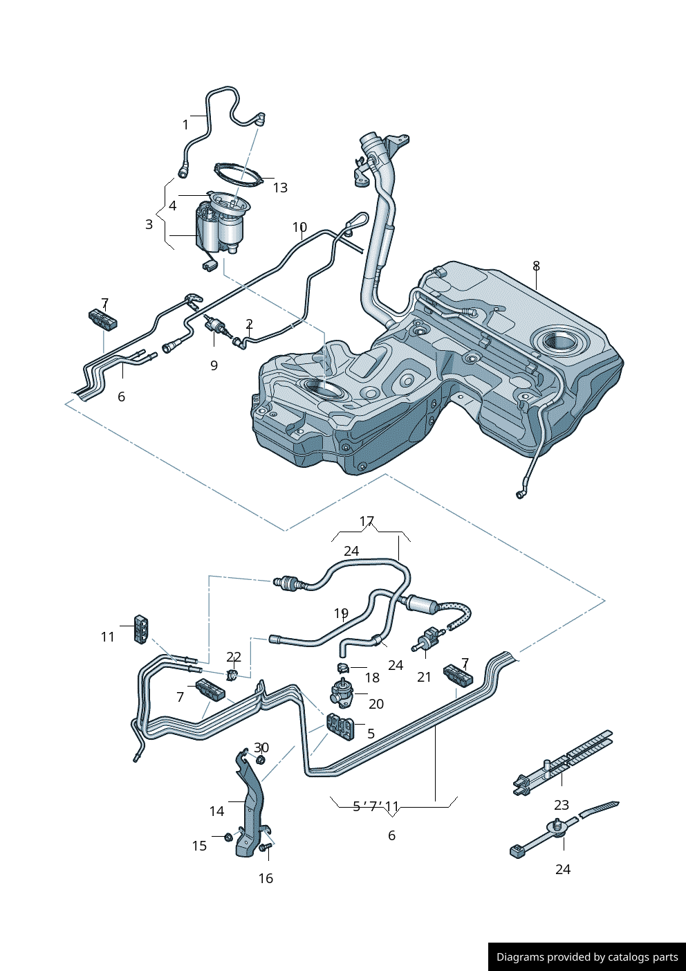 Car part diagram