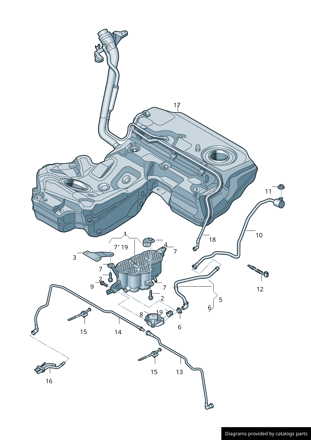 Car part diagram