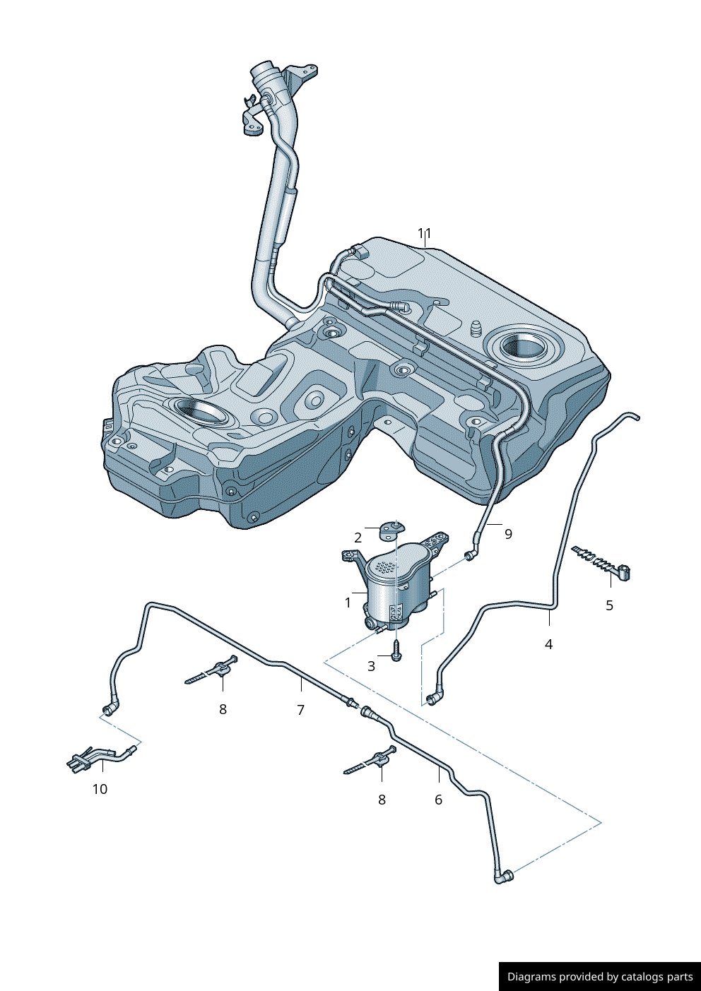 Car part diagram