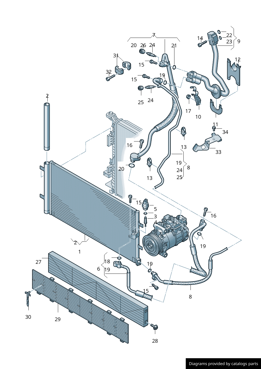 Car part diagram