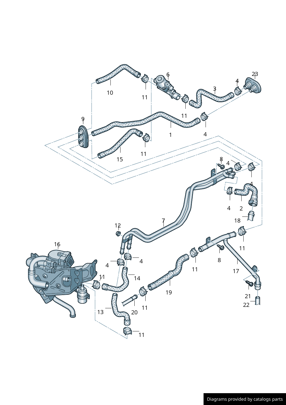 Car part diagram