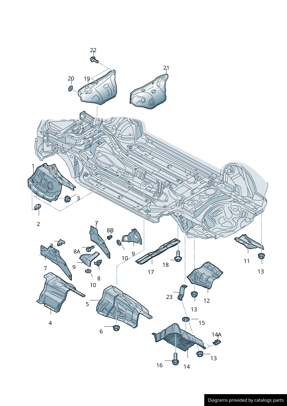 Car part diagram