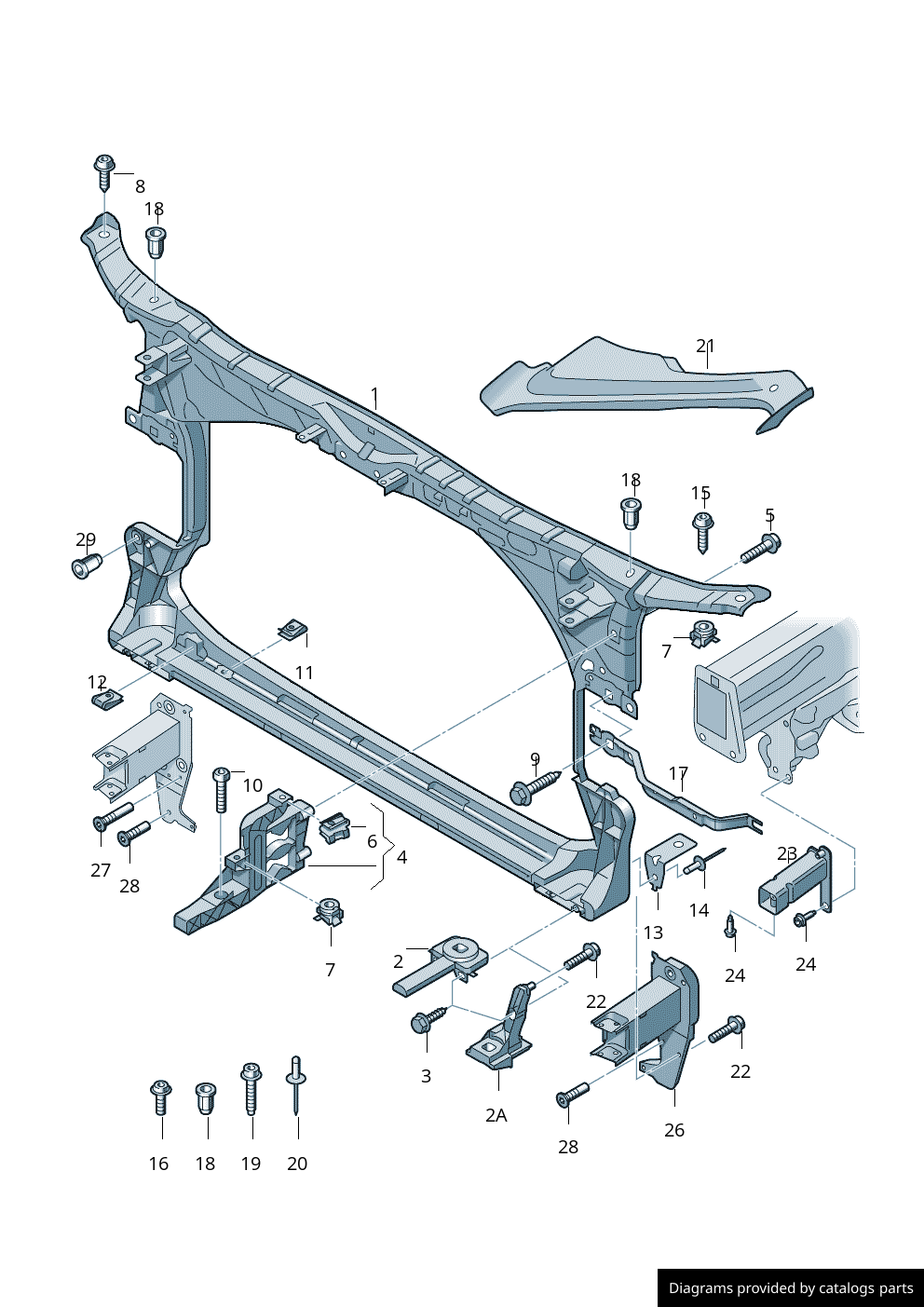 Car part diagram