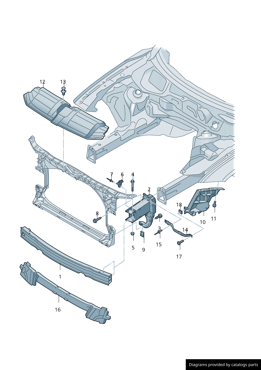 Car part diagram