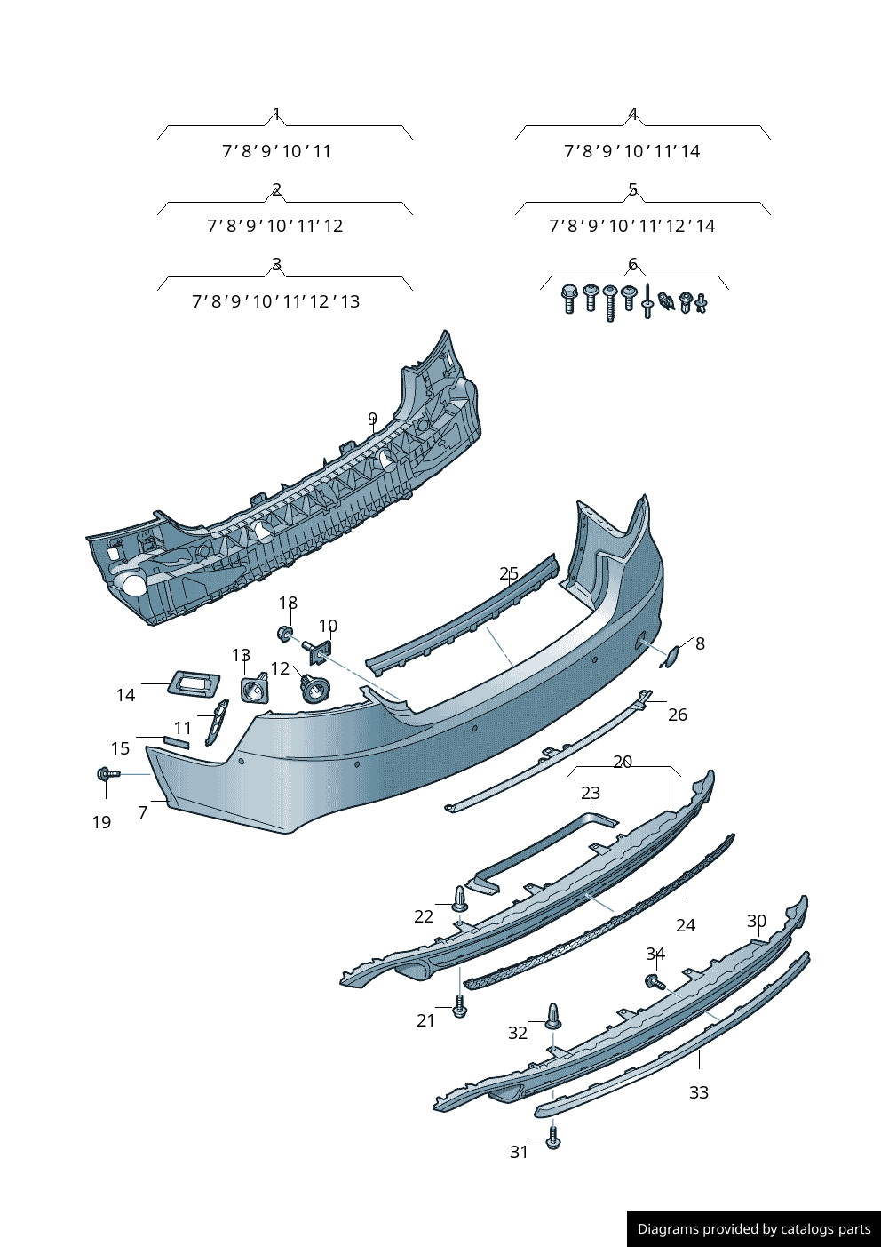 Car part diagram