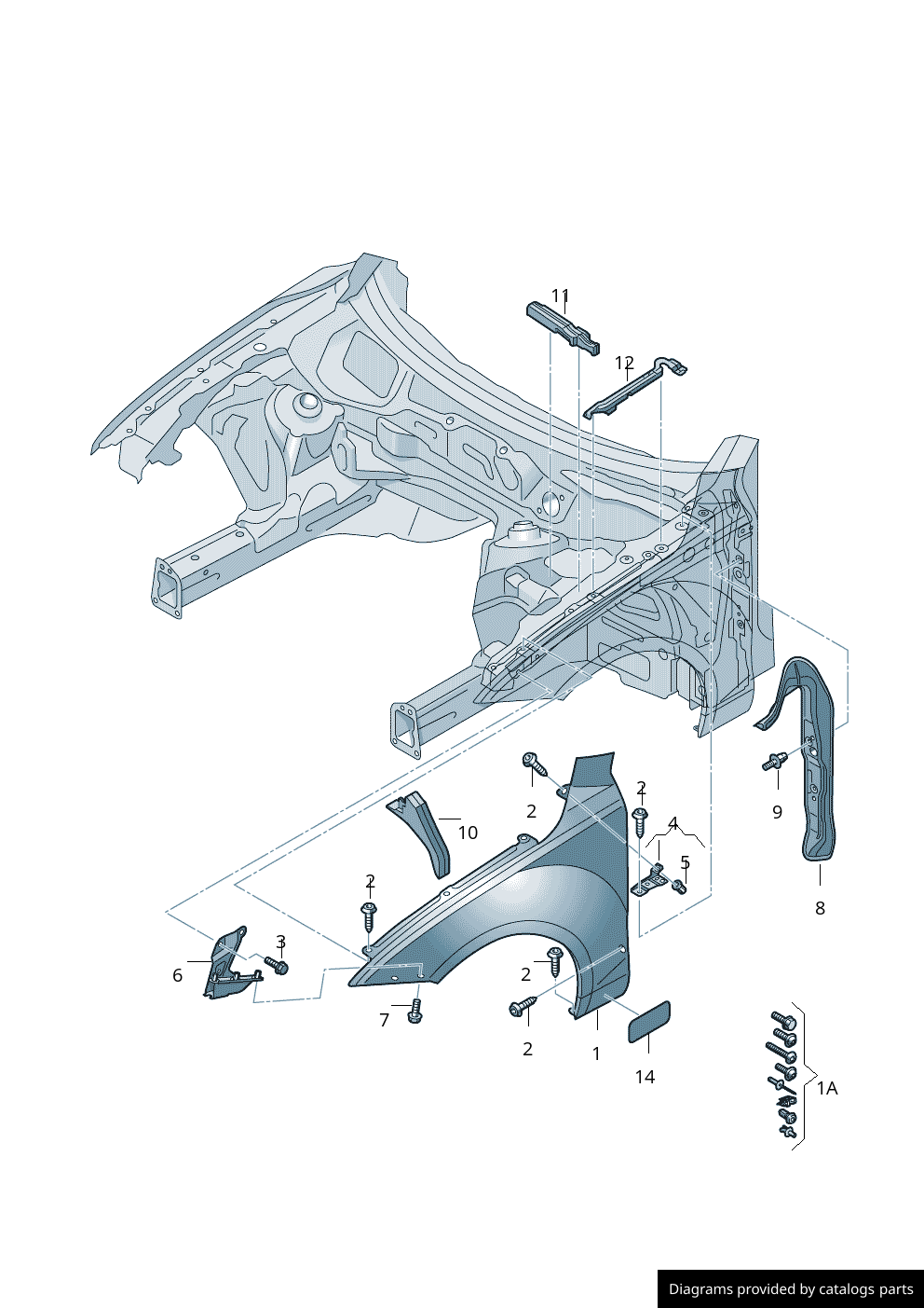 Car part diagram