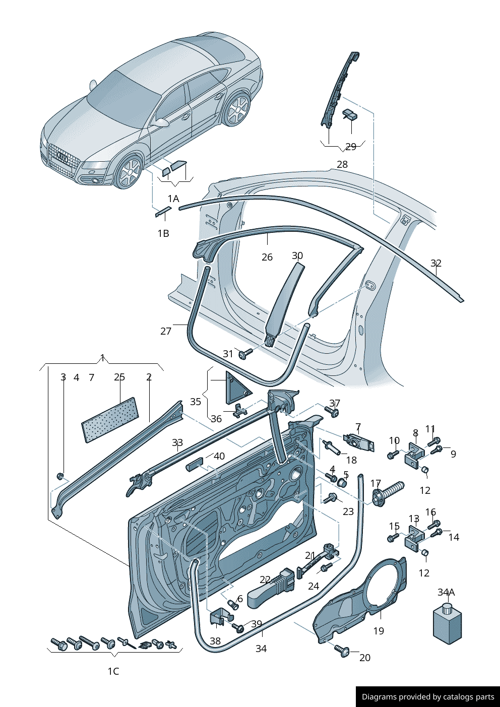 Car part diagram