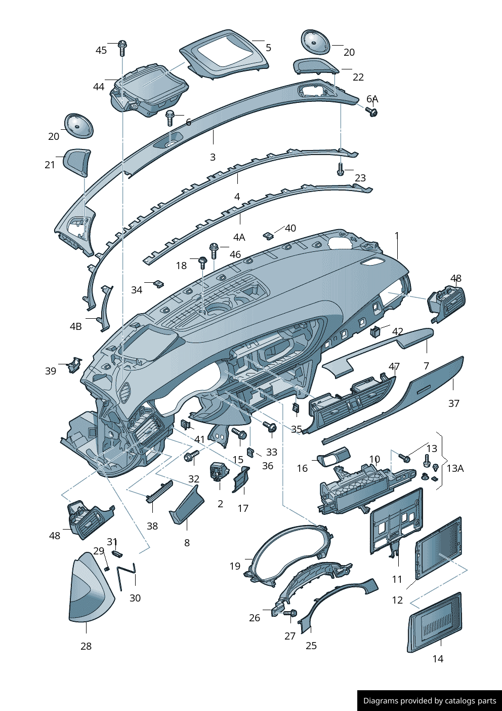 Car part diagram