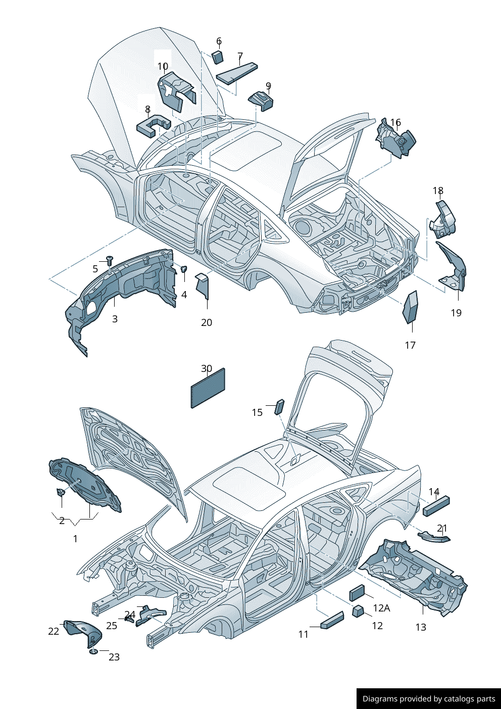 Car part diagram