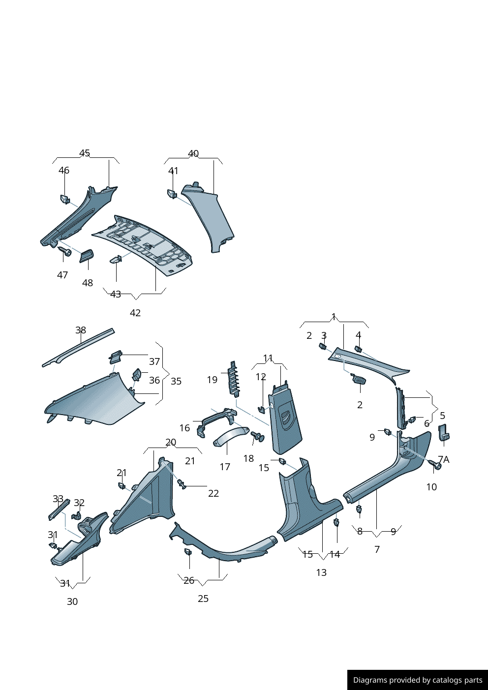 Car part diagram