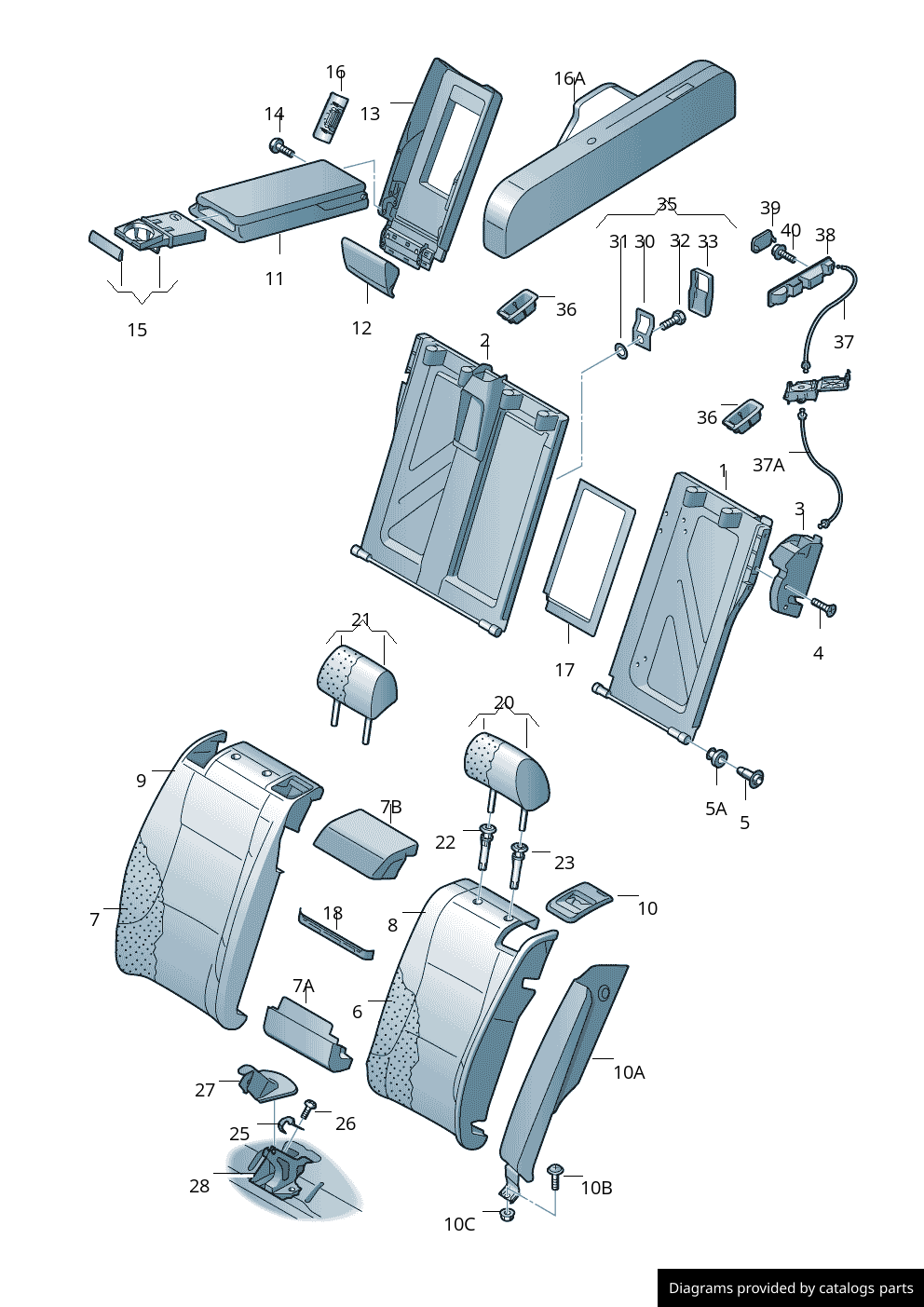 Car part diagram