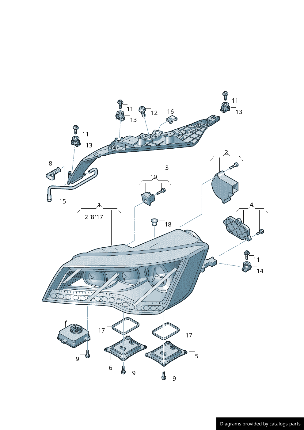 Car part diagram