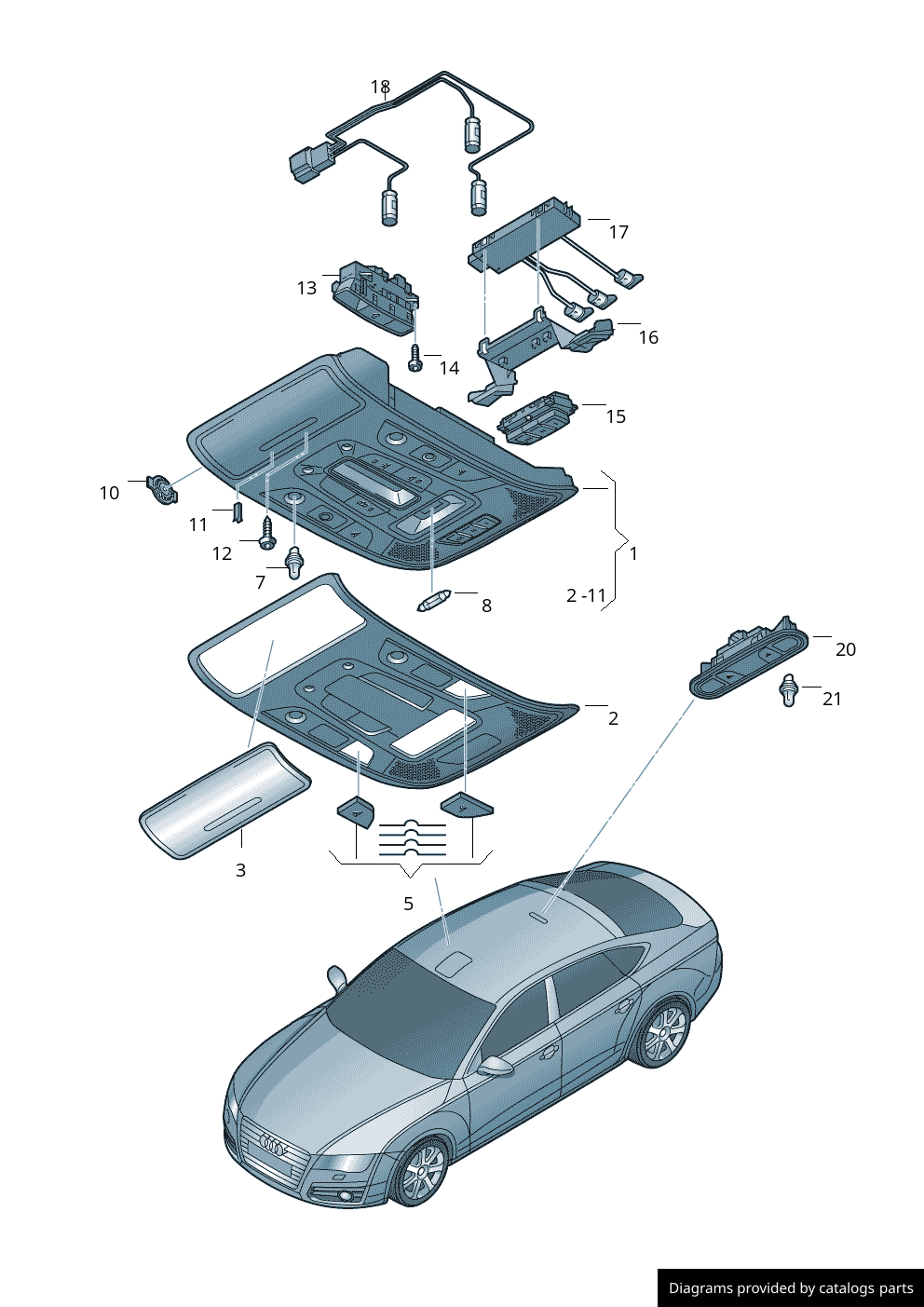Car part diagram