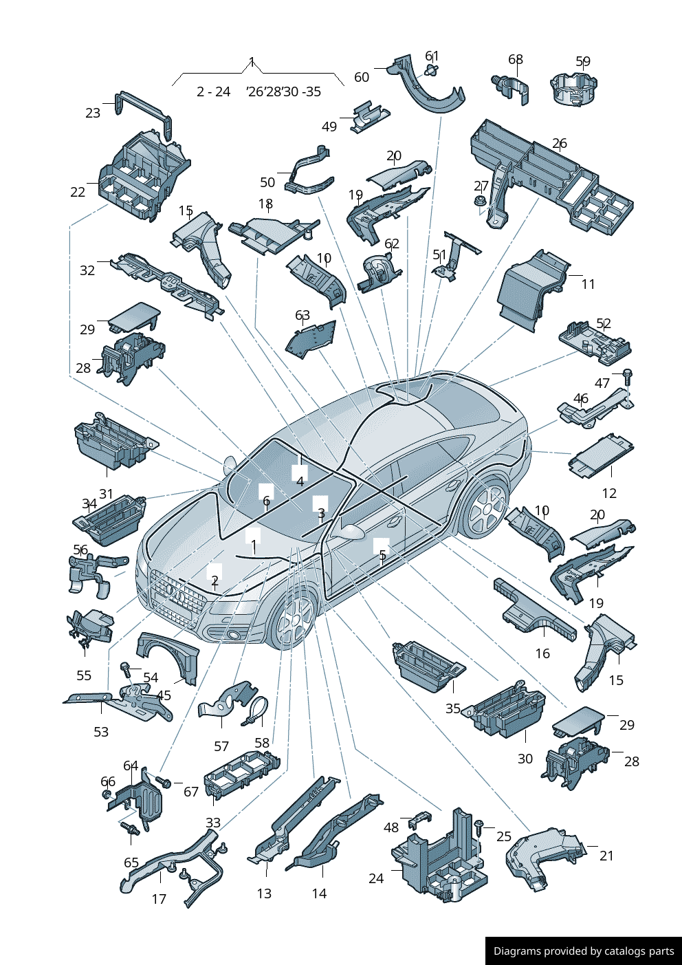 Car part diagram