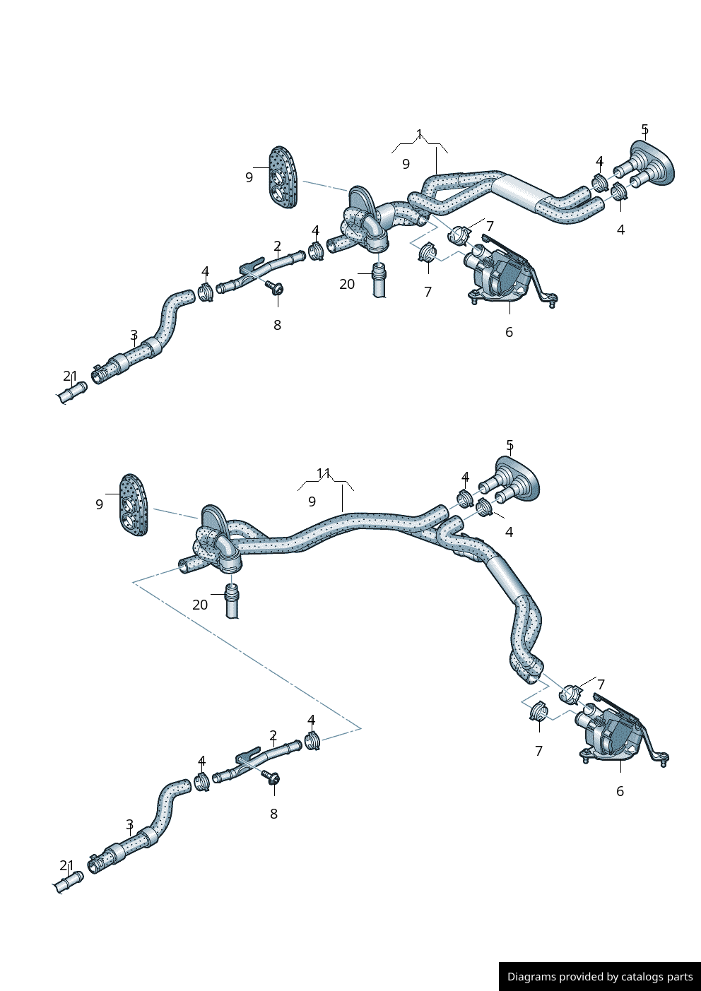 Car part diagram
