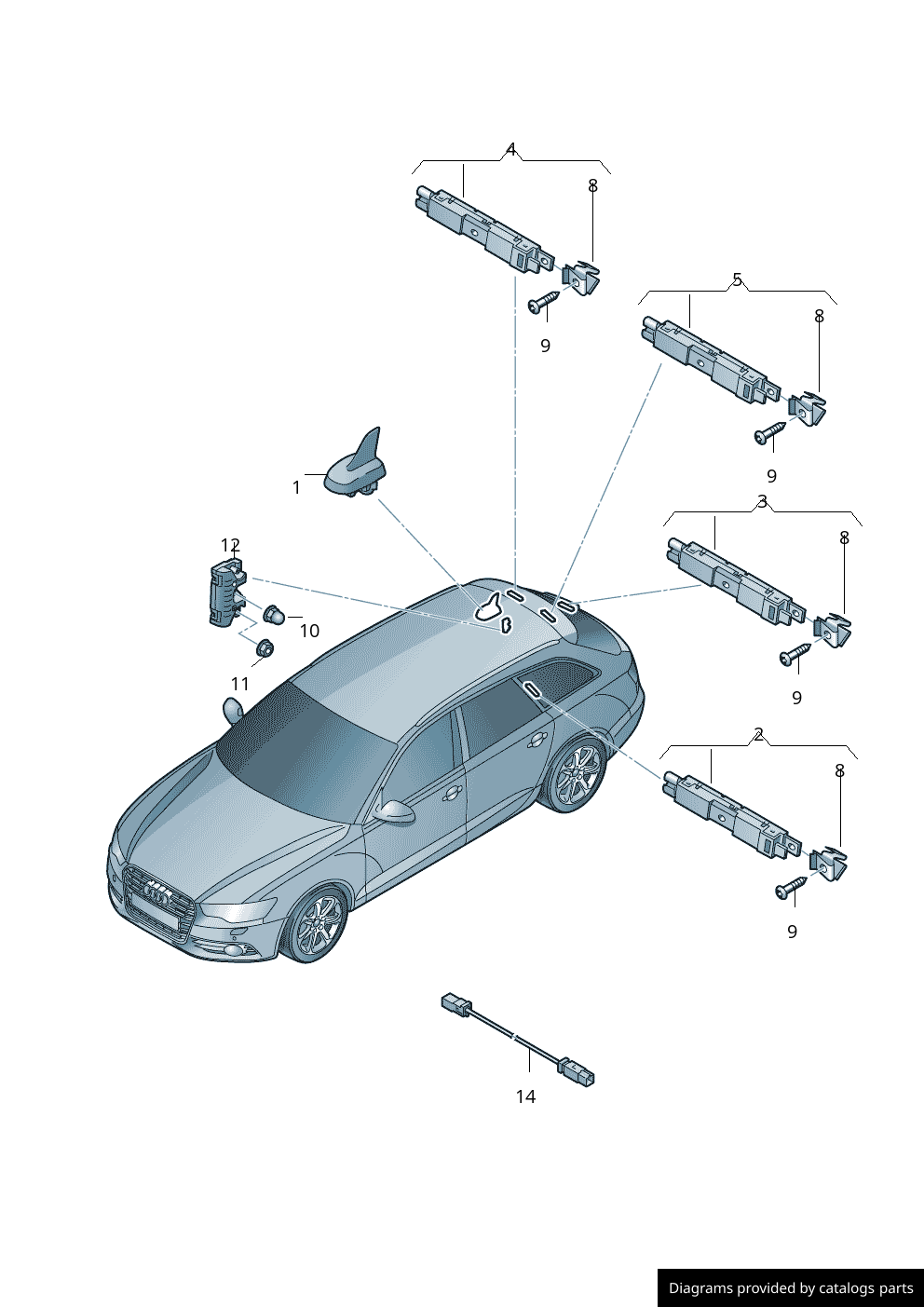 Car part diagram