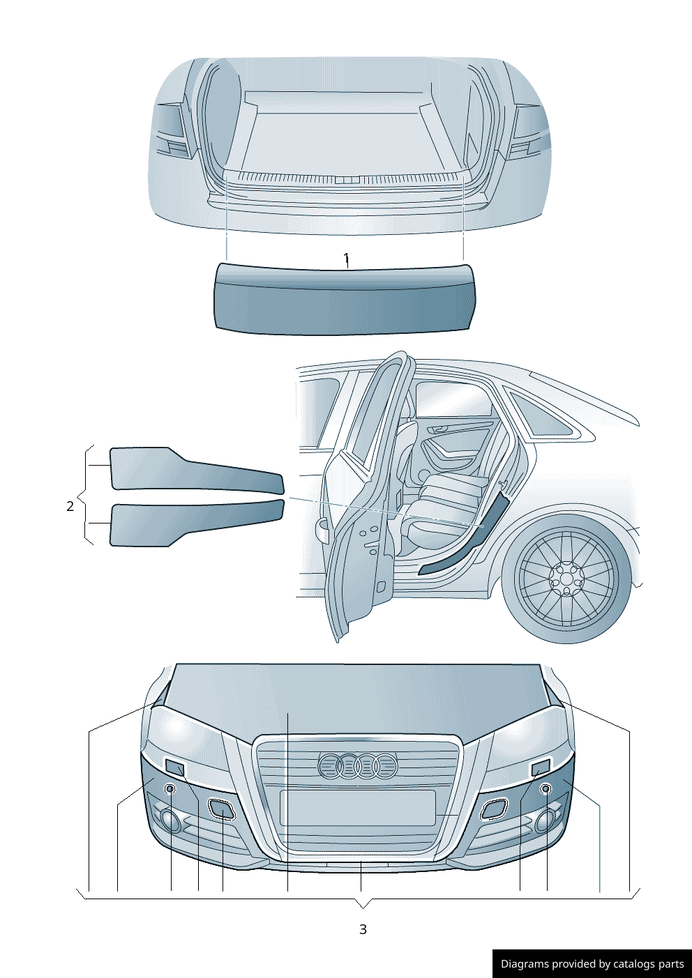 Car part diagram