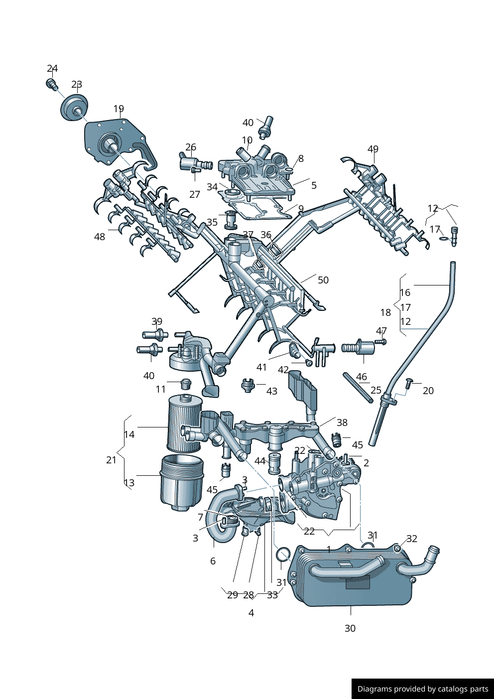 Car part diagram