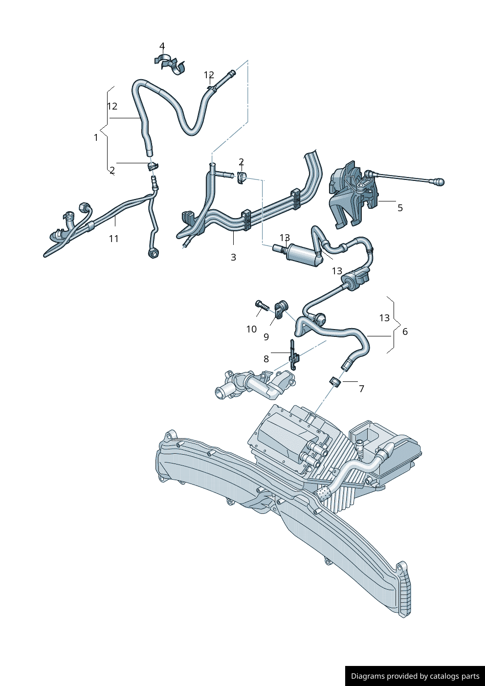Car part diagram