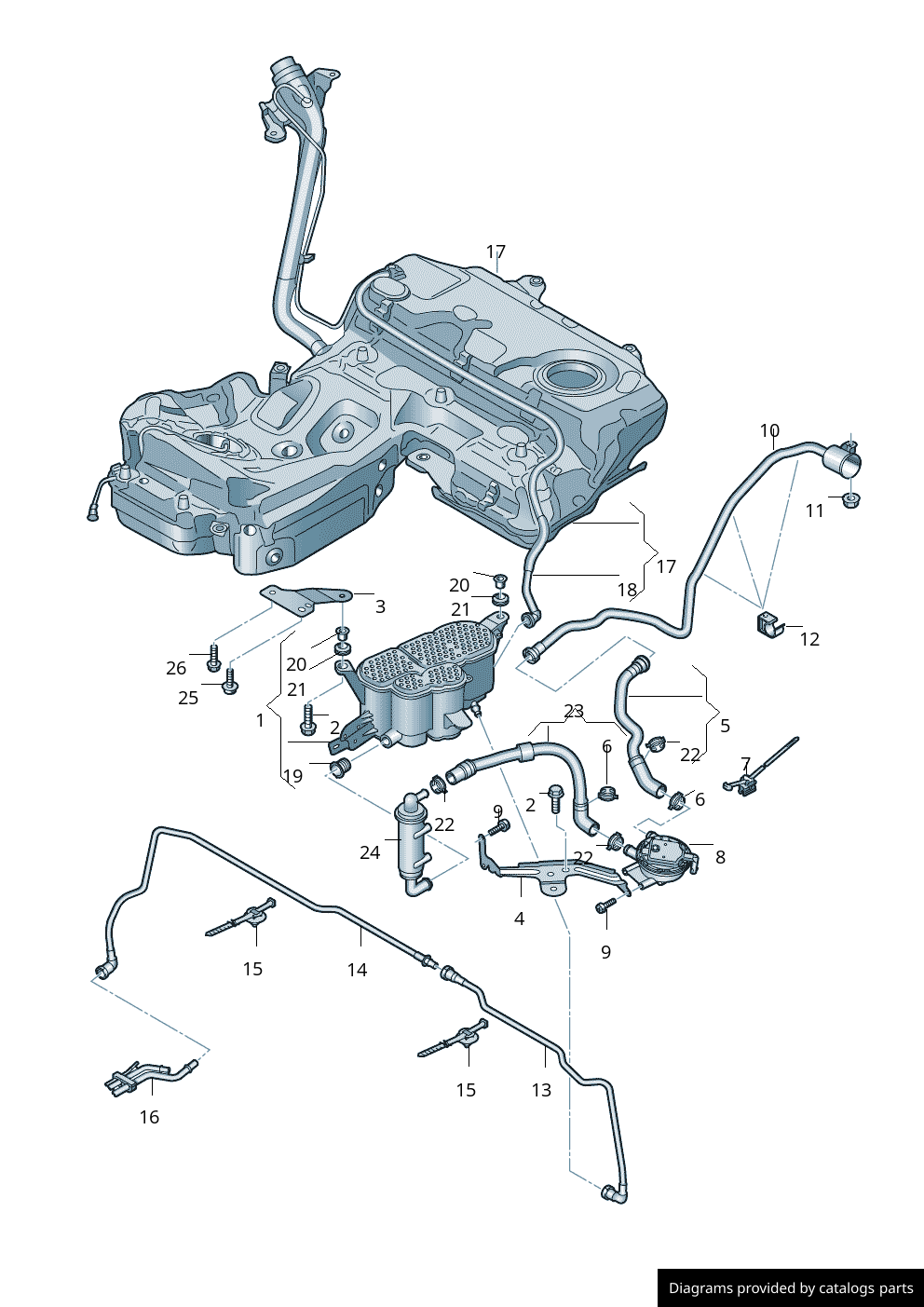 Car part diagram