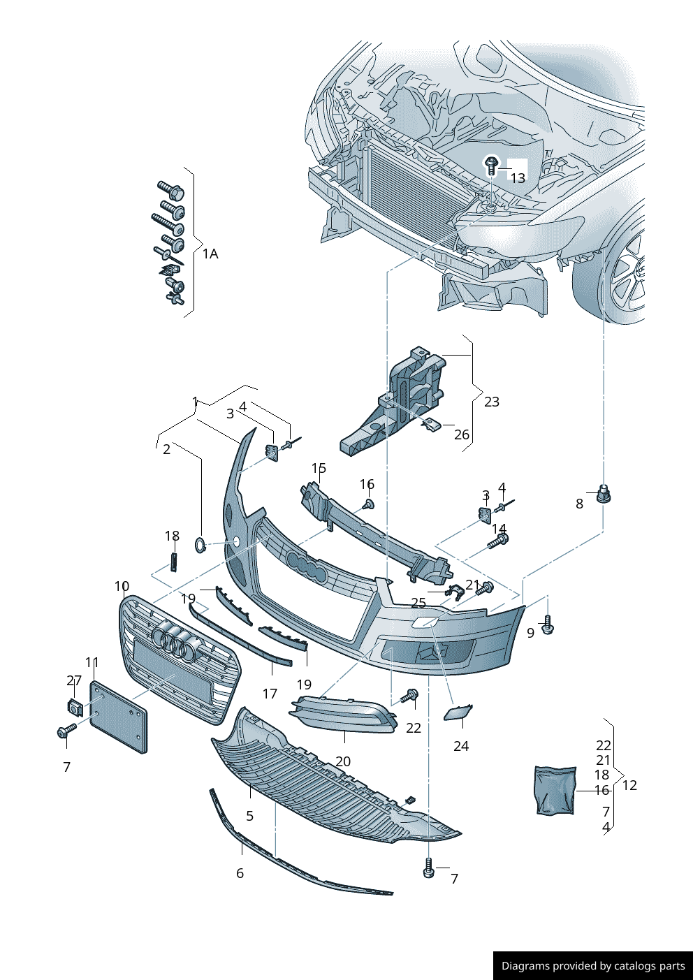 Car part diagram