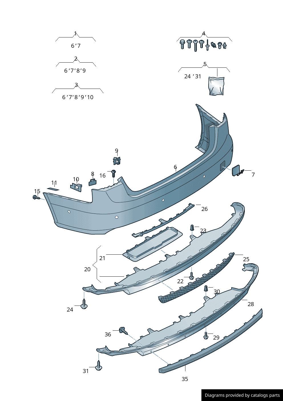 Car part diagram
