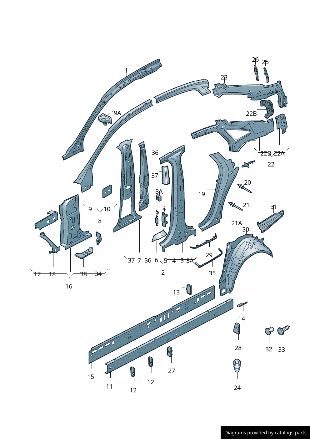 Car part diagram