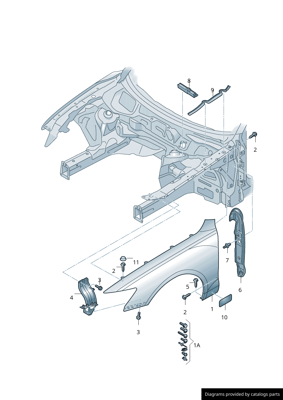 Car part diagram