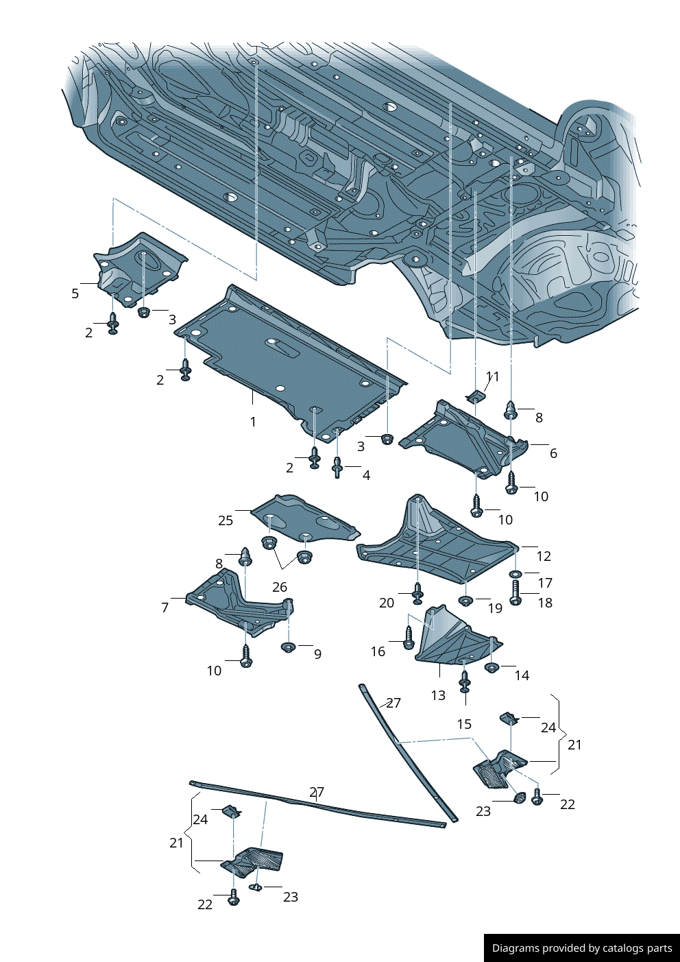 Car part diagram