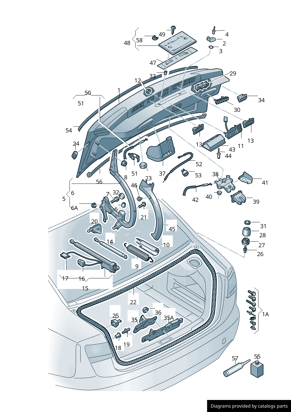 Car part diagram