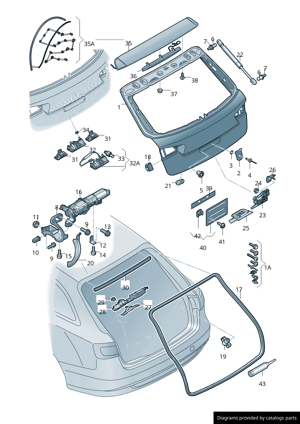 Car part diagram