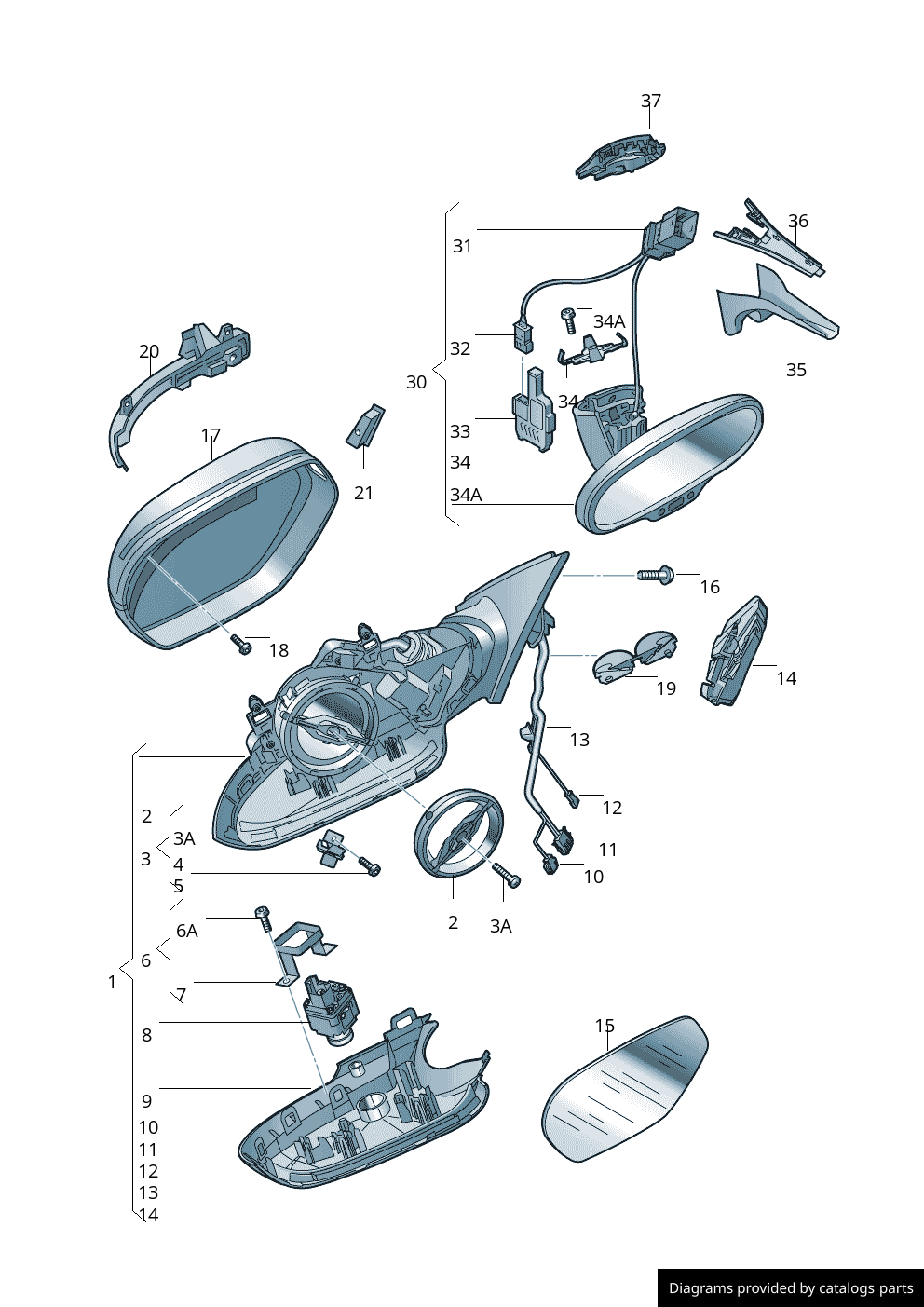 Car part diagram