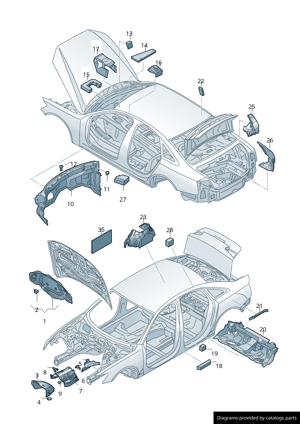 Car part diagram