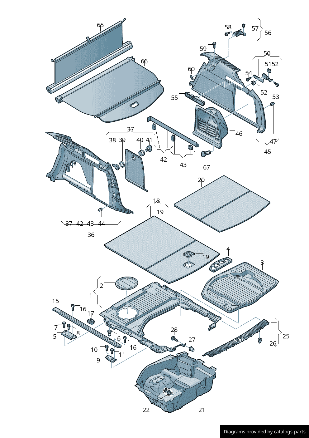 Car part diagram
