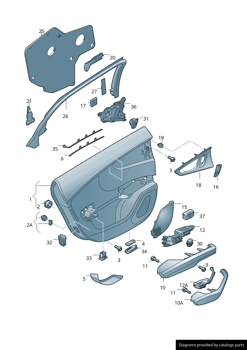 Car part diagram