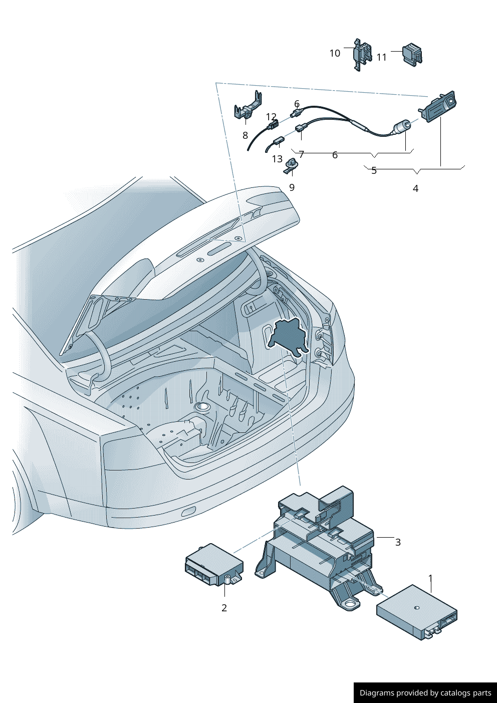 Car part diagram