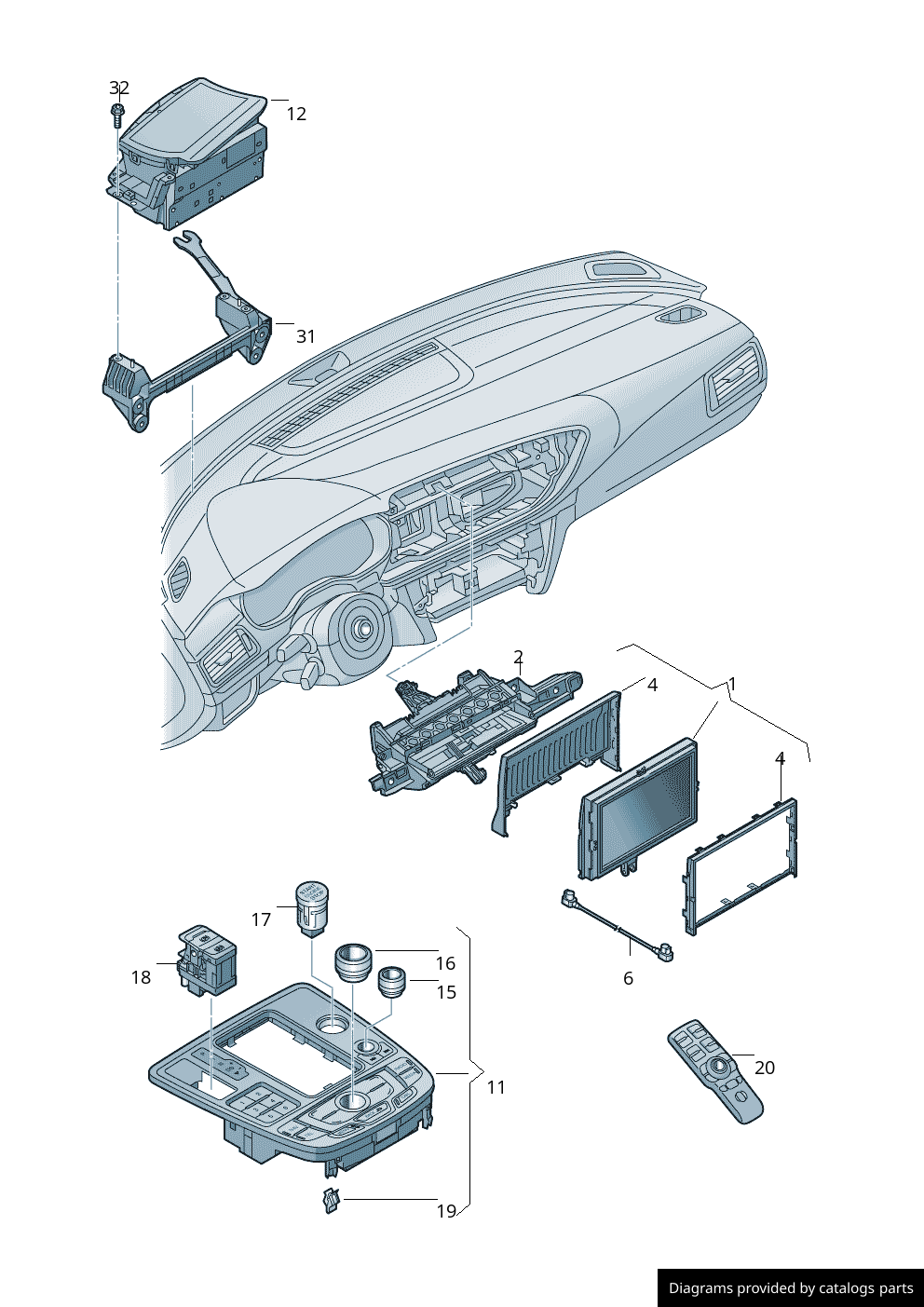 Car part diagram