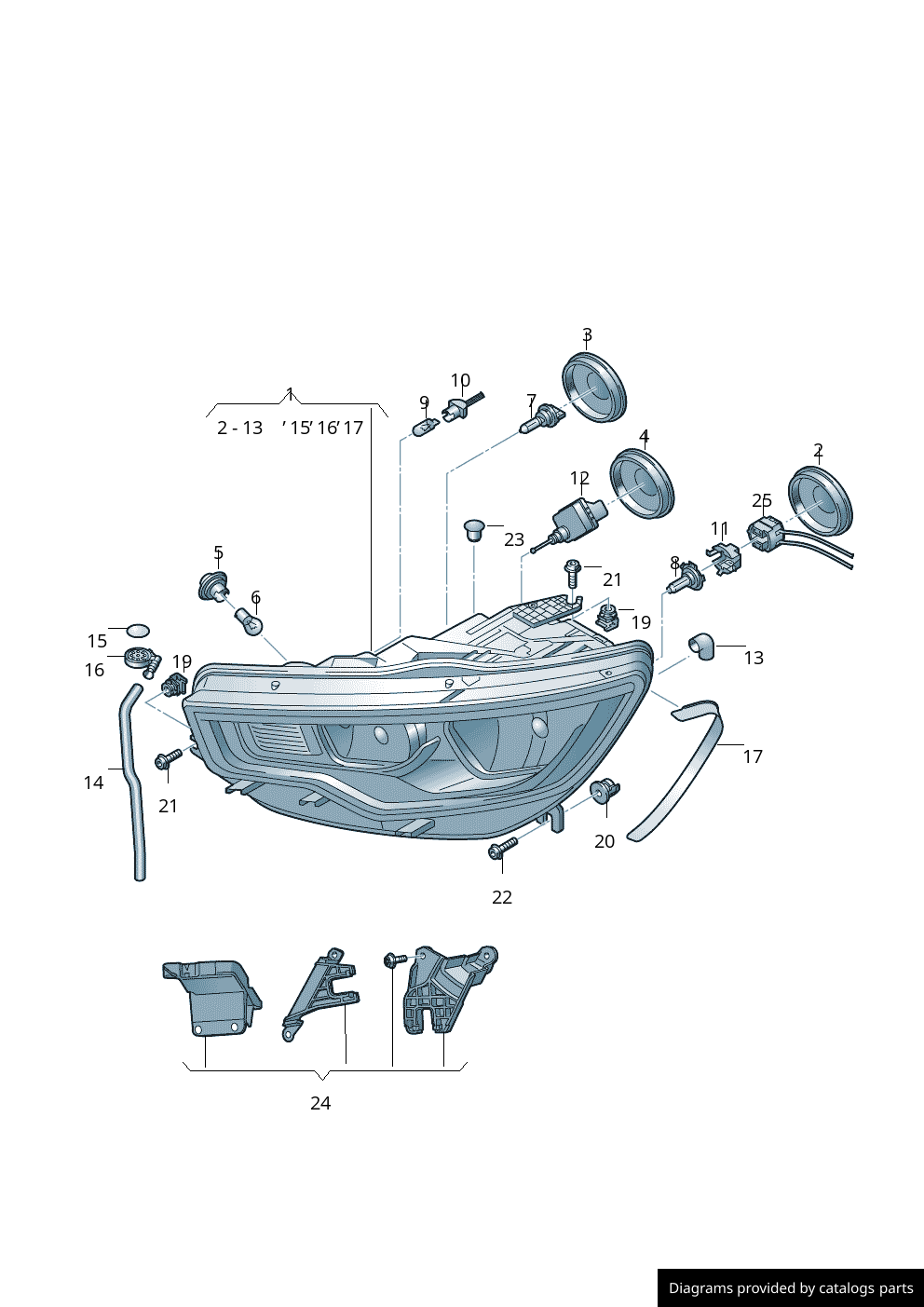 Car part diagram
