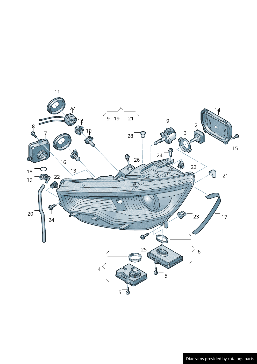 Car part diagram