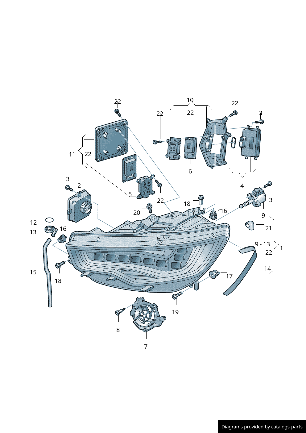 Car part diagram