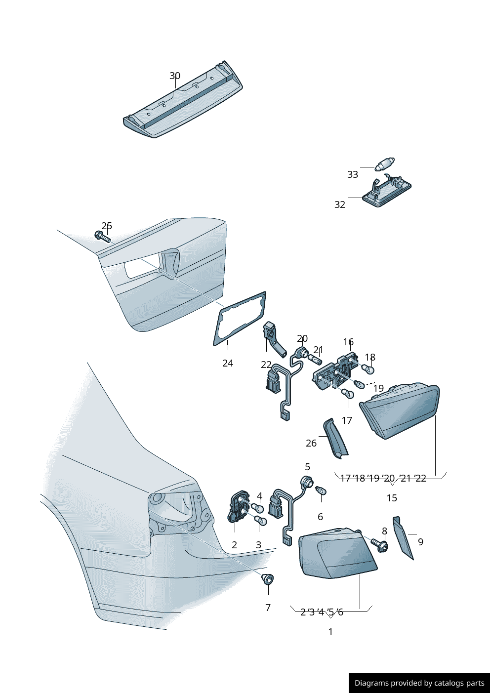 Car part diagram