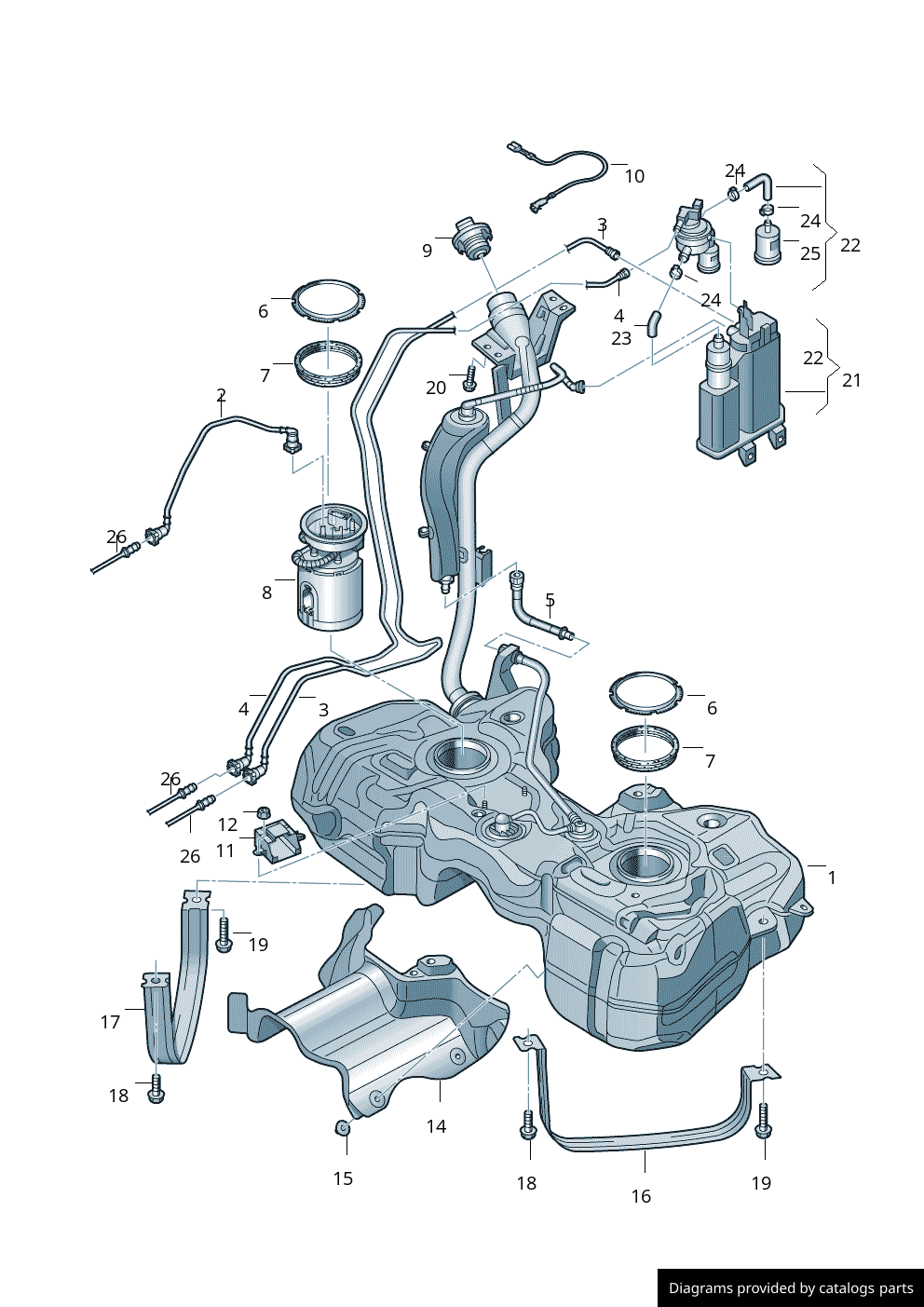 Car part diagram